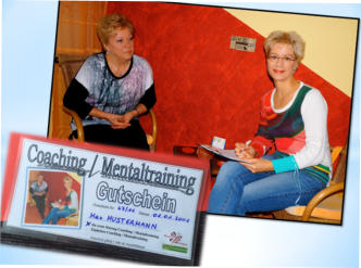 Bild Gutschein Mentaltraining,Mentales Coaching in der Praxis Illichmann Claudia