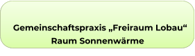 Gemeinschaftspraxis „Freiraum Lobau“ Raum Sonnenwärme